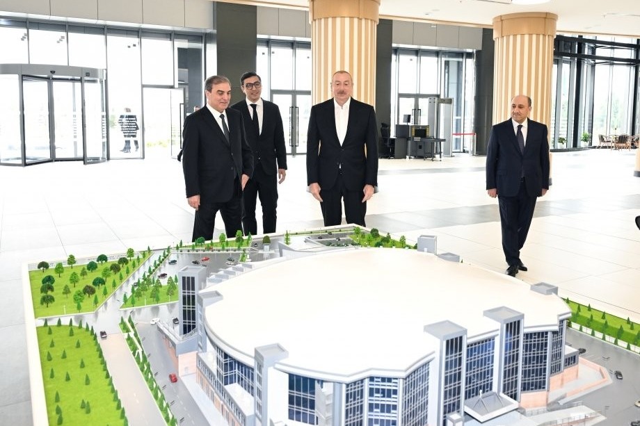 President Ilham Aliyev inaugurates Ganja Sports Palace - PHOTO