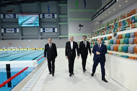 President Ilham Aliyev inaugurates Ganja Sports Palace - PHOTO