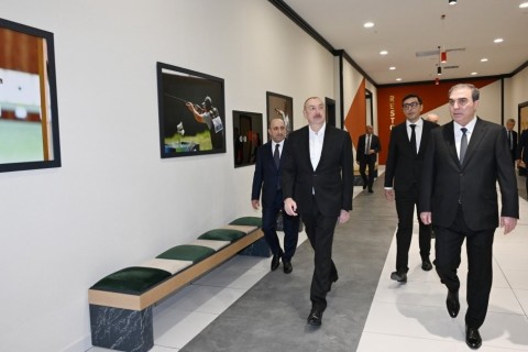 President Ilham Aliyev inaugurates Ganja Sports Palace - PHOTO