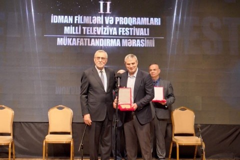 II İdman Filmləri və Proqramları Milli Televiziya Festivalının qalibləri mükafatlandırılıb - FOTO