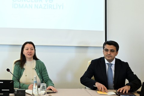 Meeting held with the heads of regional youth and sports departments – PHOTO