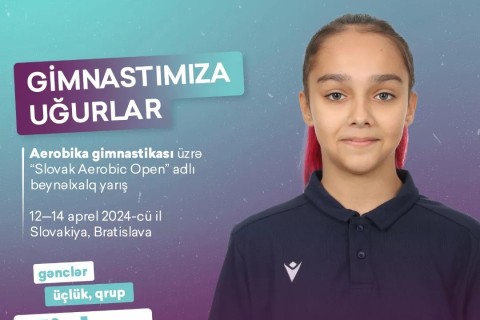Aerobika gimnastları “Slovak Aerobic Open”də