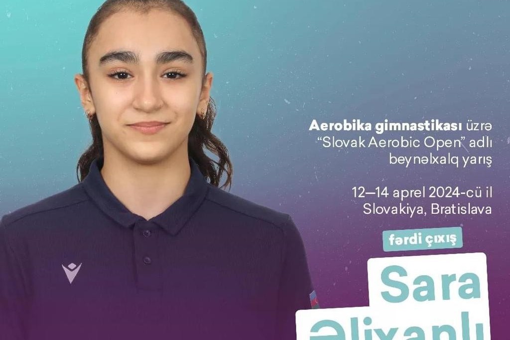 Aerobika gimnastı finalda