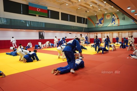 Azerbaijani judokas continue their preparation for the European Championship - PHOTO - VIDEO