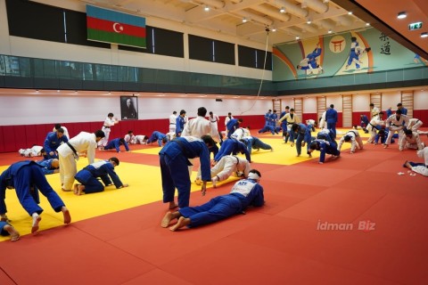 Azerbaijani judokas continue their preparation for the European Championship - PHOTO - VIDEO