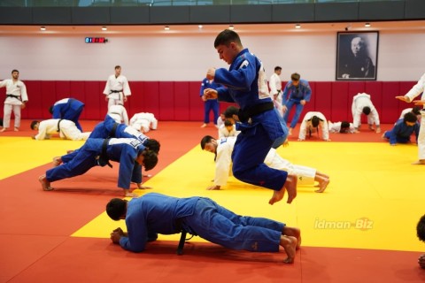 Azerbaijani judokas continue their preparation for the European Championship - PHOTO - VIDEO
