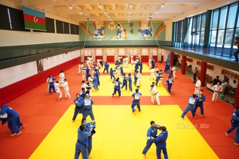 Azerbaijani judokas continue their preparation for the European Championship - PHOTO - VIDEO