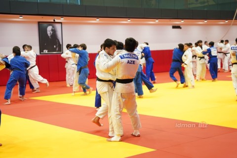 Azerbaijani judokas continue their preparation for the European Championship - PHOTO - VIDEO