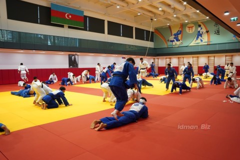 Azerbaijani judokas continue their preparation for the European Championship - PHOTO - VIDEO