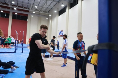 Сборная Азербайджана приступила к тренировкам в Дохе - ФОТО