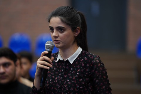 Марина Василева встретилась со студентами - ФОТО