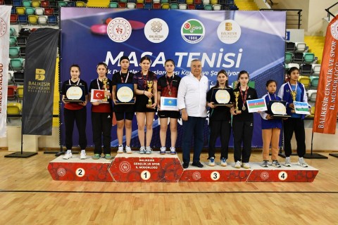 Azerbaijan's table tennis players took the third place in the international competition