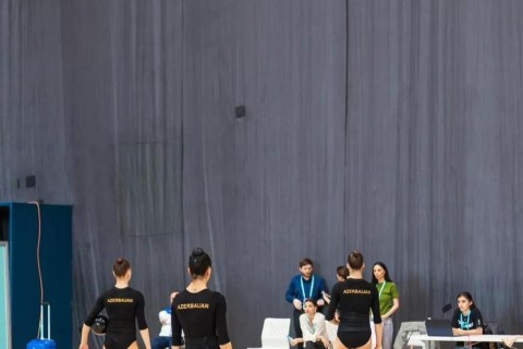 Подиумные тренировки перед стартом Кубка мира в Баку - ФОТО