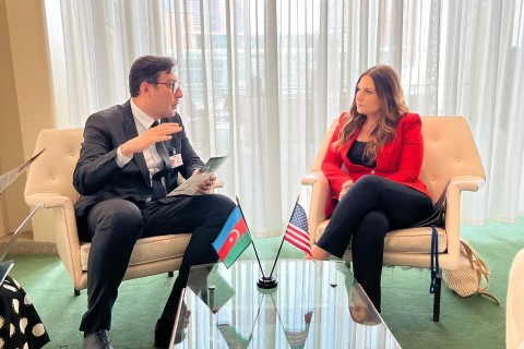 Farid Gayibov gave seech at the ECOSOC Youth Forum - PHOTO