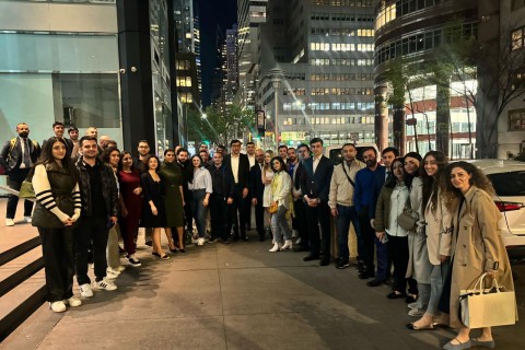 Farid Gayibov gave seech at the ECOSOC Youth Forum - PHOTO