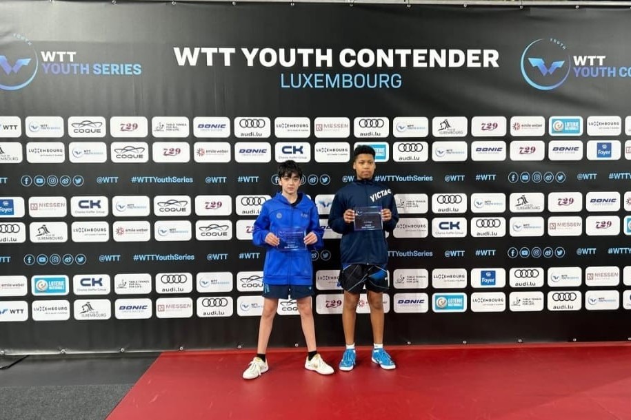 Azerbaijani table tennis player stood out in Luxembourg