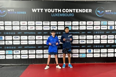Azerbaijani table tennis player stood out in Luxembourg