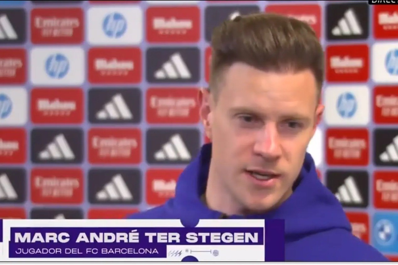 Ter Stegen: “It’s just a shame”