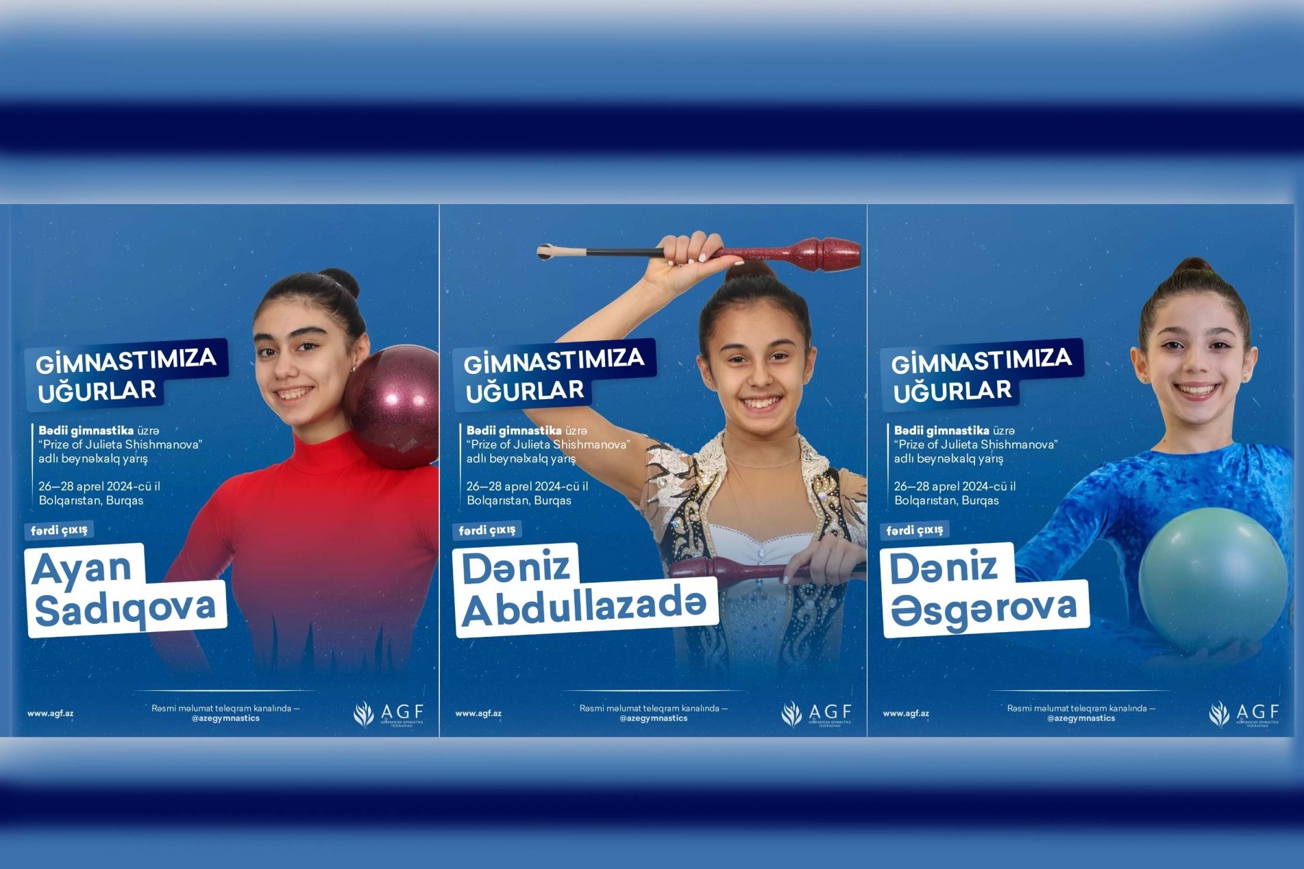 Bədii gimnastlarımız “Prize of Julieta Shishmanova”da