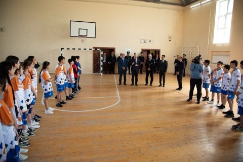 AVF-nin prezidenti Bərdədə voleybol klubunun ilk məşqini izləyib - FOTO