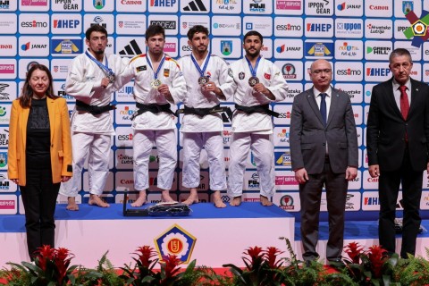 Как Агаев выиграл серебро ЕВРО - ФОТОРЕПОРТАЖ