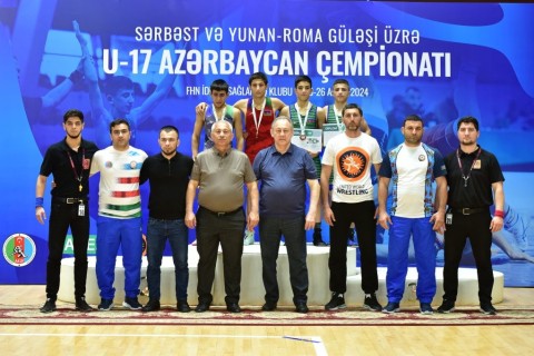 Güləşçilərin Azərbaycan çempionatı yekunlaşıb - FOTO