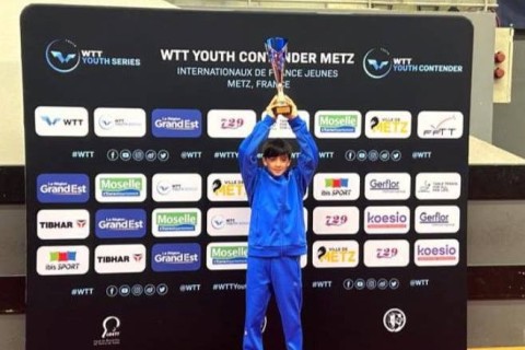 Onur Guluzade won a gold medal in France