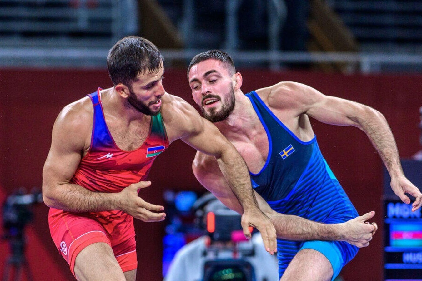 Azerbaijan wrestling team for the license tournament