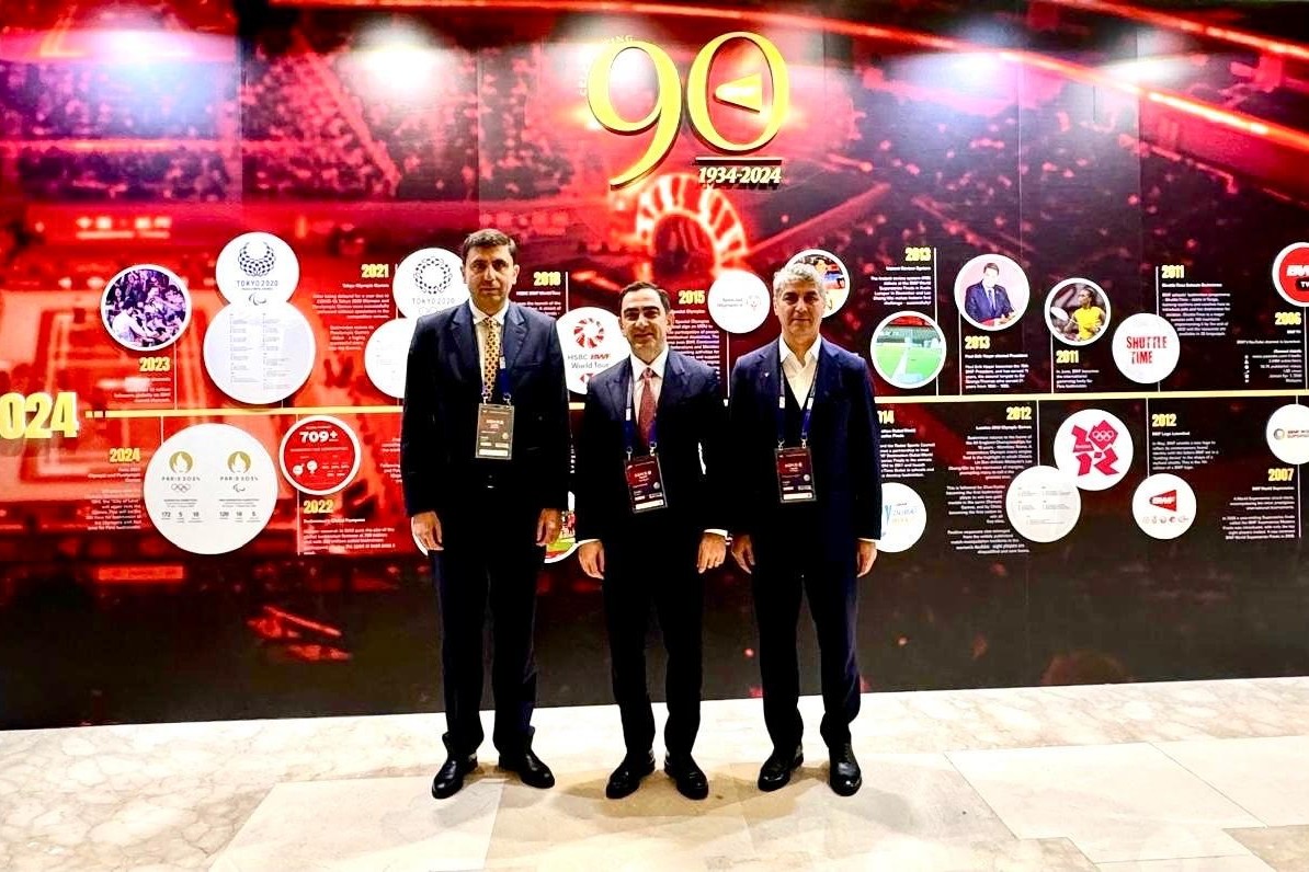 Azerbaijani members at the BWF Annual General Meeting 2024 – PHOTO