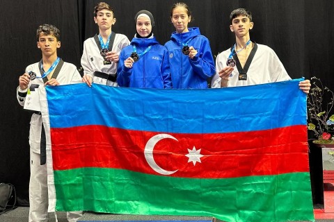 Taekvondoçularımız Prezident kubokunu 12 medalla başa vurub - FOTO