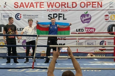 Azerbaijani athlete won a gold medal in Plovdiv - PHOTO