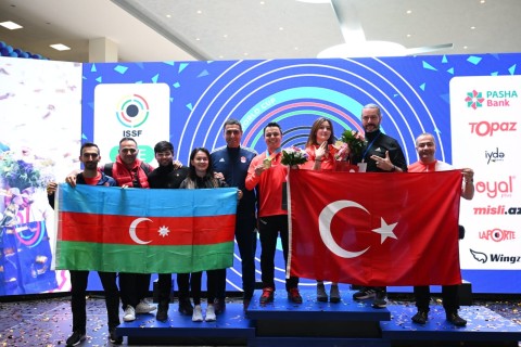 Турецкий стрелок: "В Азербайджане мы чувствуем себя как на родине" - ФОТО