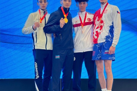 Avropa çempionatında 3 qızıl və 2 gümüş medal - FOTO