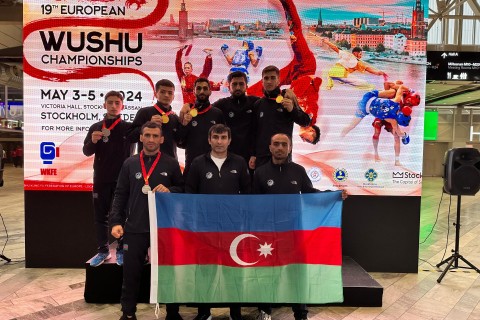 Avropa çempionatında 3 qızıl və 2 gümüş medal - FOTO