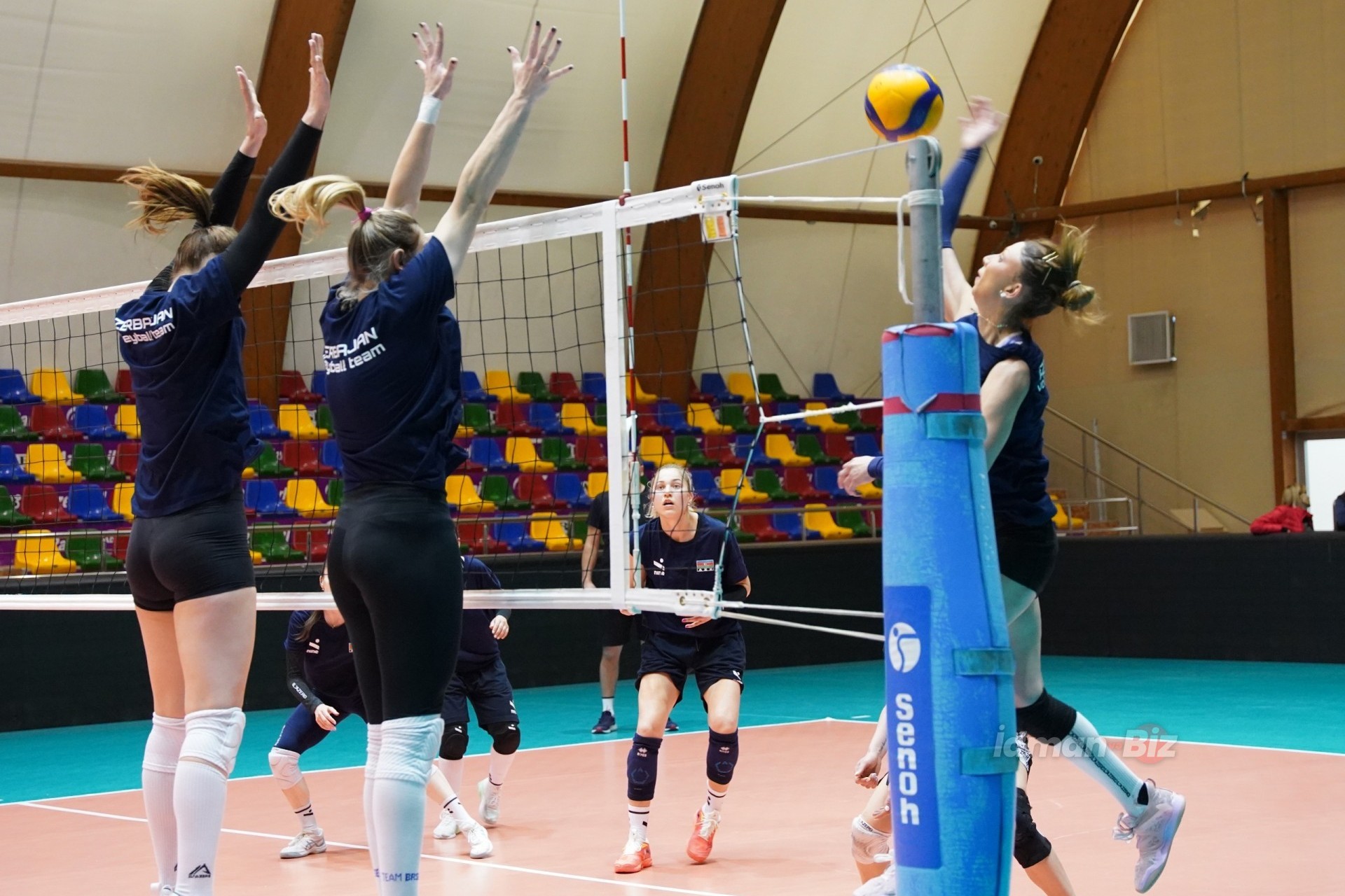 Azerbaijan continues to prepare for the Golden European League - PHOTO - VIDEO