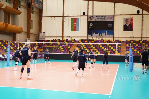 Azerbaijan continues to prepare for the Golden European League - PHOTO - VIDEO