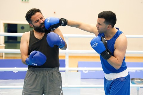 World champion Javid Chalabiyev in the ring with actor Ilgar Musayev - only on Idman.Biz TV - PHOTO - VIDEO