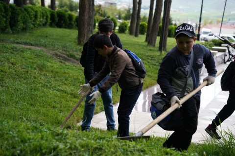 Gədəbəydə “Yaşıl marafon" qaçışı - FOTO