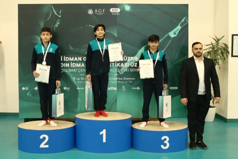 Определяются призеры чемпионата Баку по спортивной гимнастике - ФОТО