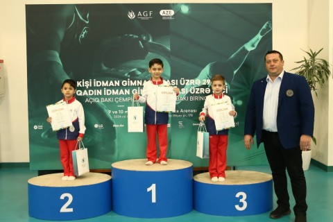 Определяются призеры чемпионата Баку по спортивной гимнастике - ФОТО