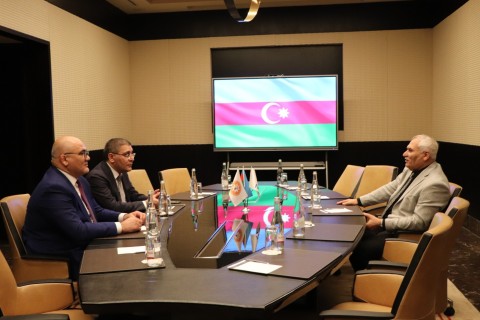 Кямран Набизаде встретился с президентом IWF - ФОТО