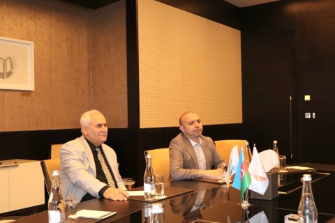 Кямран Набизаде встретился с президентом IWF - ФОТО