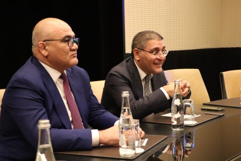 Кямран Набизаде встретился с президентом IWF - ФОТО