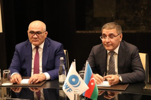 Кямран Набизаде встретился с президентом IWF - ФОТО