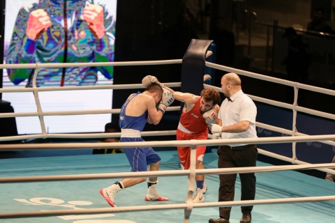 Azerbaijani boxers at the “Konstantin Korotkov Memorial”