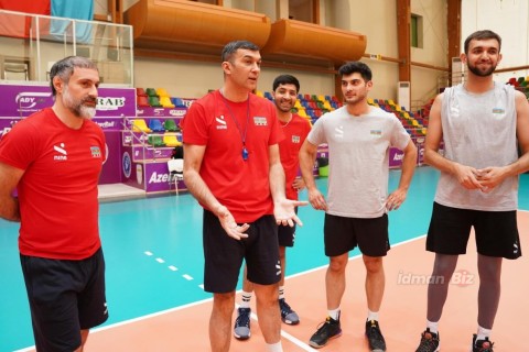 Наша сборная готовится к Золотой лиге Европы - ФОТО - ВИДЕО