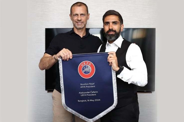 Rovshan Najaf met with Aleksander Ceferin