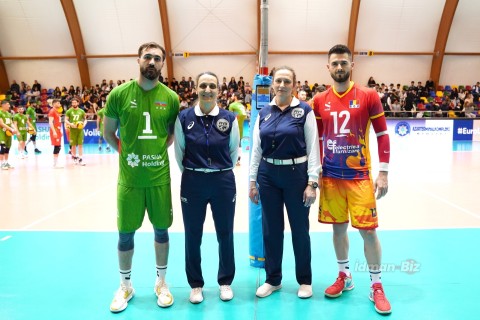 Азербайджан проиграл Румынии на старте Золотой Евролиги - ВИДЕО - ФОТО