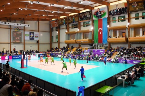 Азербайджан проиграл Румынии на старте Золотой Евролиги - ВИДЕО - ФОТО
