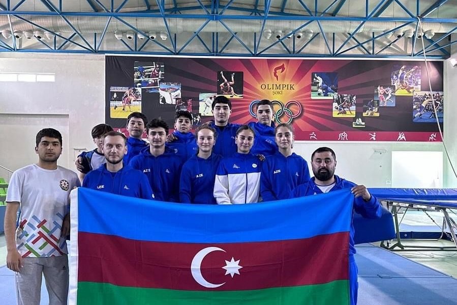 Batut gimnastlarının Şəki toplanışı başlayıb